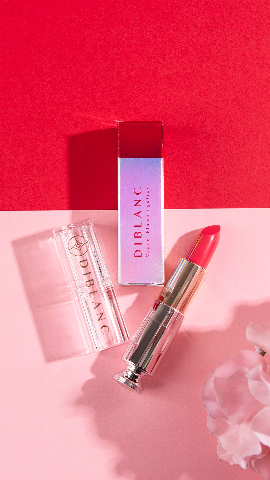 DIBLANC Vegan dúsító ajakrúzs - Muhly-PINK