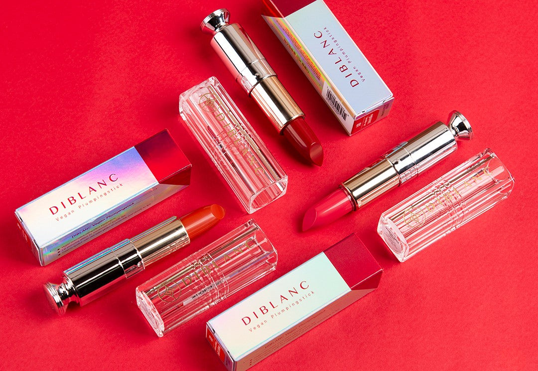 DIBLANC Vegan dúsító ajakrúzs - Camellia-RED