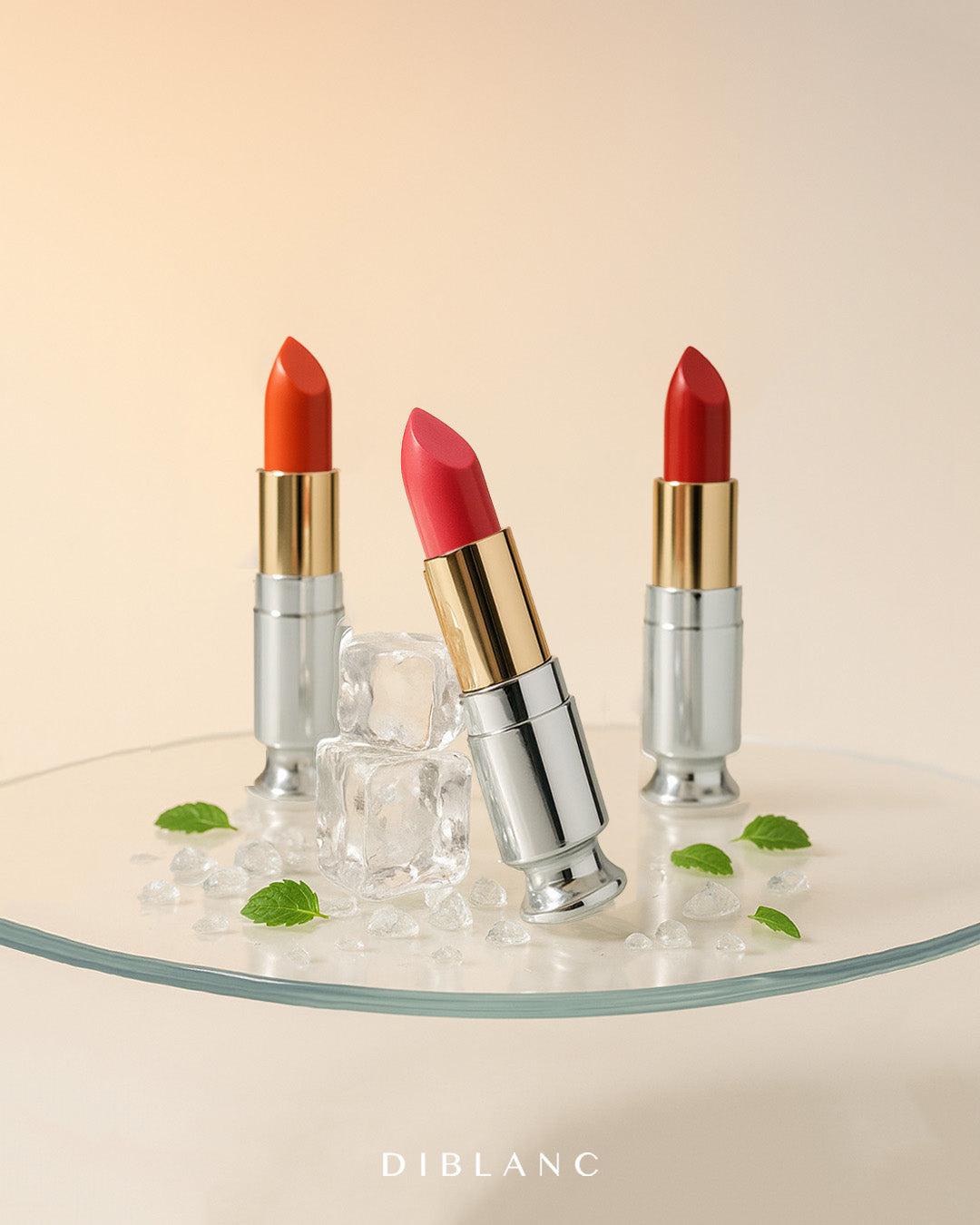 DIBLANC Vegan dúsító ajakrúzs - Camellia-RED