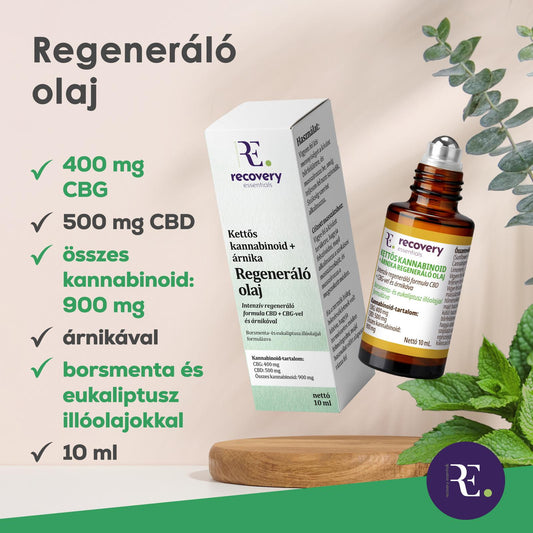 Kettős hatású regeneráló olaj (borsmenta– eukaliptusz)