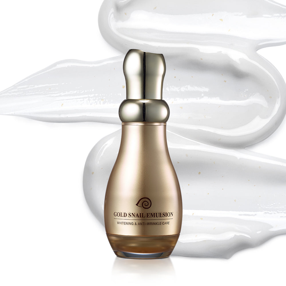 Gold Snail Emulzió – 130 ml / Bőrhalványító, Ránctalanító