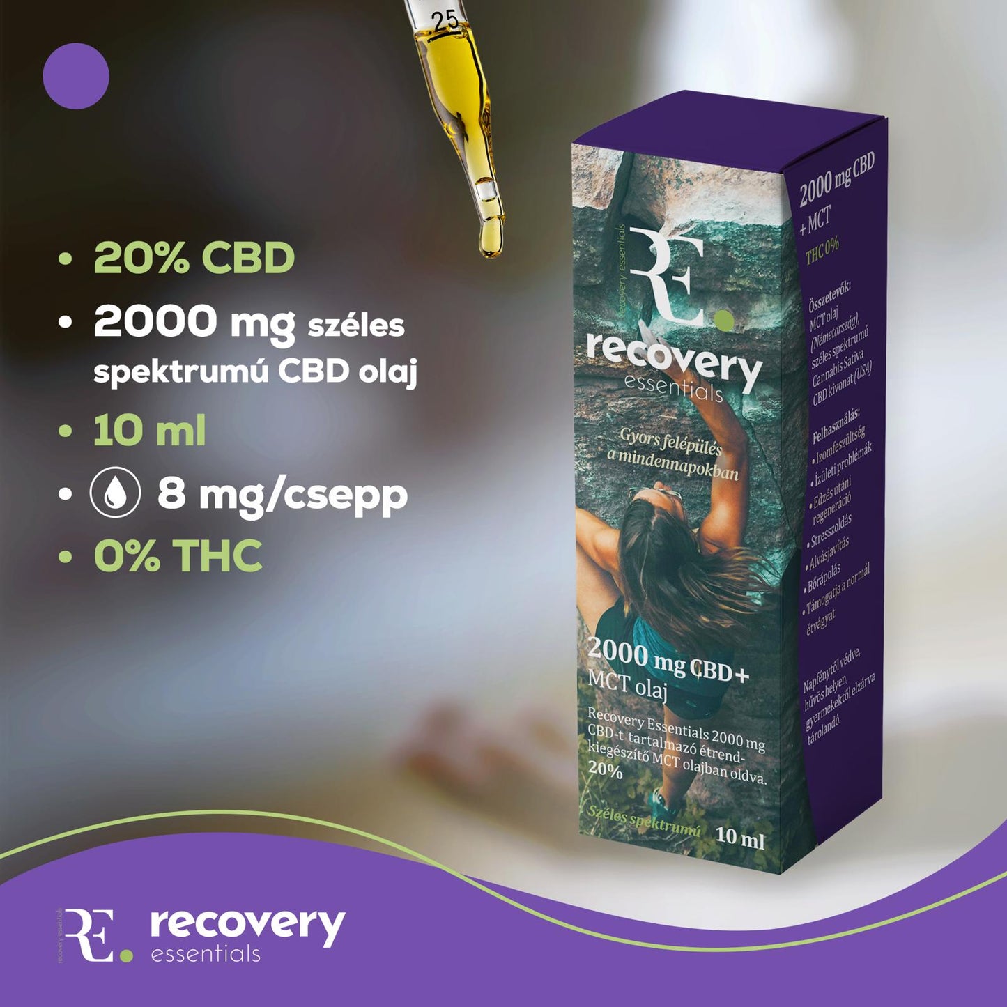 Recovery Essentials – 2000 mg | 10 ml